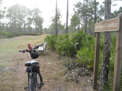 biking Lake Woodruff