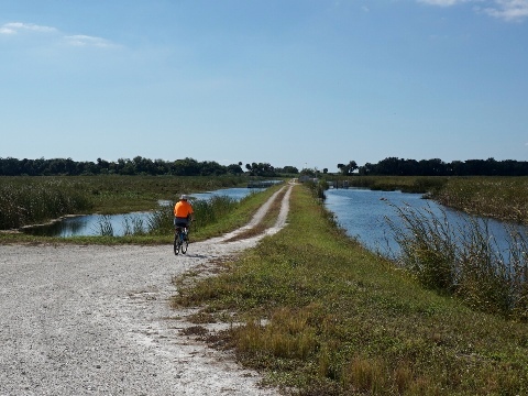 Lakeside Ranch Stormwater Treatment Area biking