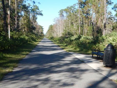 Florida biking, East Central Rail Trail, Maytown