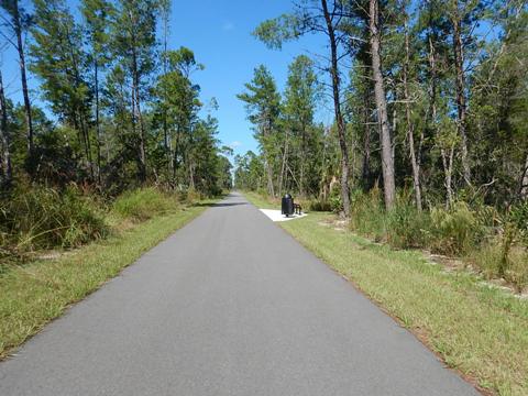 Florida biking, East Central Rail Trail, Maytown