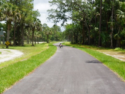 Florida biking, East Central Rail Trail, Maytown