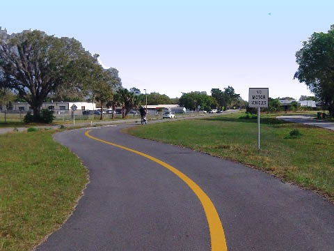 Florida biking, East Central Rail Trail, Titusville