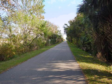 Florida biking, East Central Rail Trail, Titusville