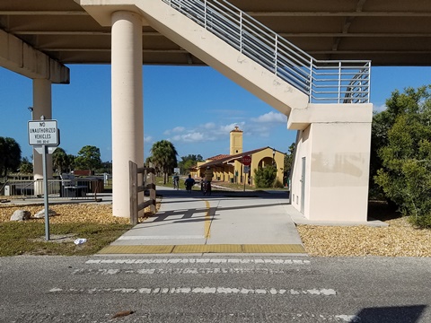 Legacy Trail, Venice to Sarasota, FL biking