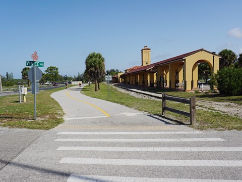 Legacy Trail, Venice to Sarasota, FL biking