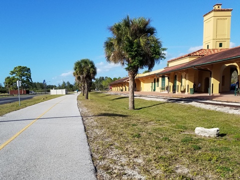 Legacy Trail, Venice to Sarasota, FL biking