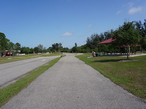 Legacy Trail, Venice to Sarasota, FL biking