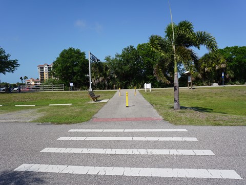 Legacy Trail, Venice to Sarasota, FL biking