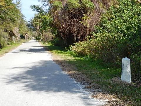 Legacy Trail, Venice to Sarasota, FL biking