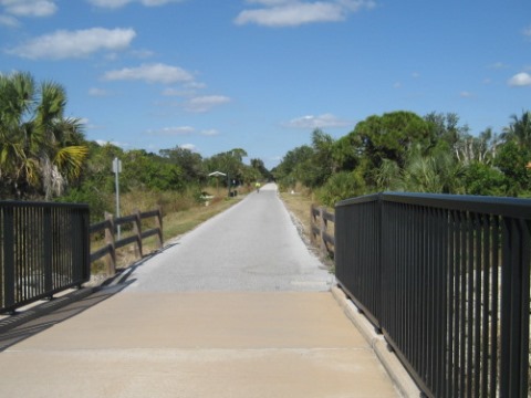 Legacy Trail, Venice to Sarasota, FL biking