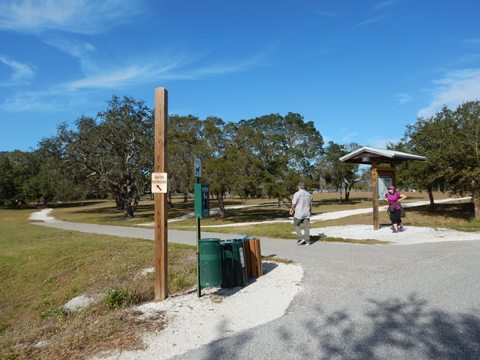 Legacy Trail, Venice to Sarasota, FL biking