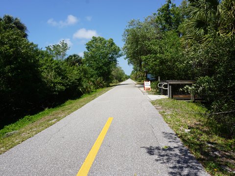Legacy Trail, Venice to Sarasota, FL biking