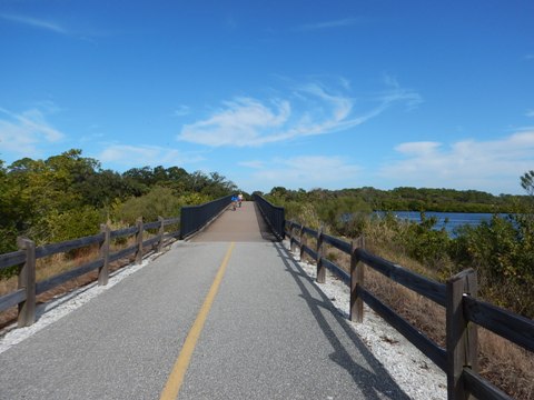 Legacy Trail, Venice to Sarasota, FL biking