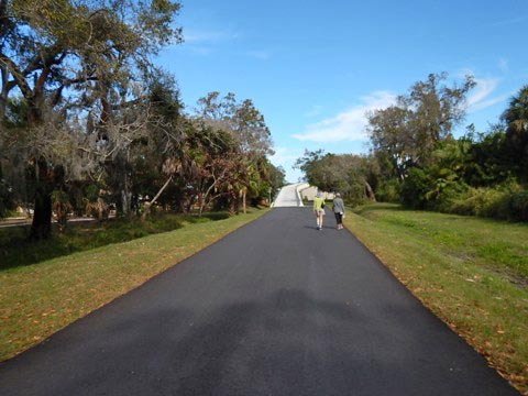 Legacy Trail, Venice to Sarasota, FL biking