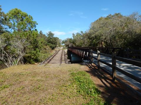 Legacy Trail, Venice to Sarasota, FL biking