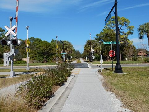 Legacy Trail, Venice to Sarasota, FL biking