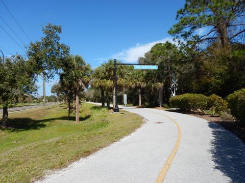 Legacy Trail, Venice to Sarasota, FL biking