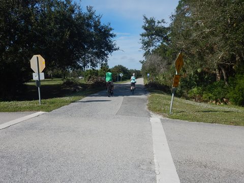 Legacy Trail, Venice to Sarasota, FL biking