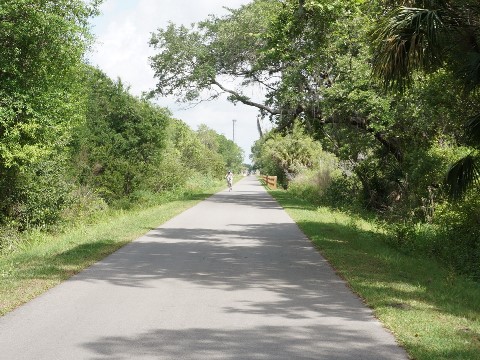 Legacy Trail, Venice to Sarasota, FL biking