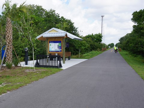 Legacy Trail, Venice to Sarasota, FL biking