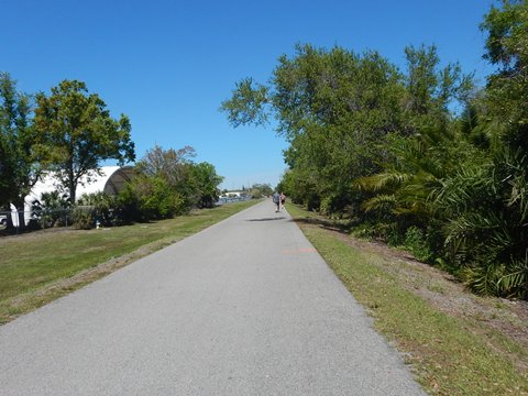 Legacy Trail, Venice to Sarasota, FL biking