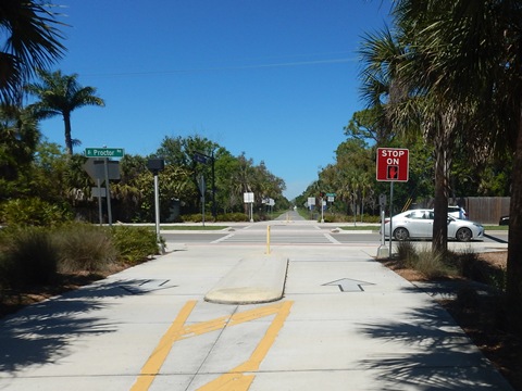 Legacy Trail, Venice to Sarasota, FL biking