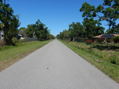 Legacy Trail, Venice to Sarasota, FL biking