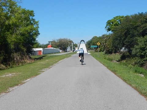 Legacy Trail, Venice to Sarasota, FL biking