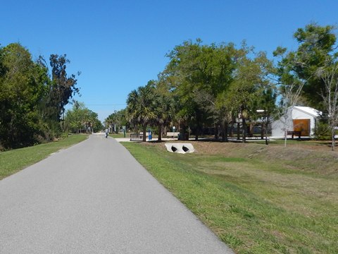 Legacy Trail, Venice to Sarasota, FL biking