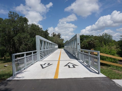 Legacy Trail, Venice to Sarasota, FL biking