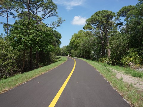 Legacy Trail, Venice to Sarasota, FL biking