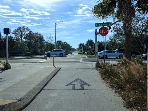 Legacy Trail, Venice to Sarasota, FL biking