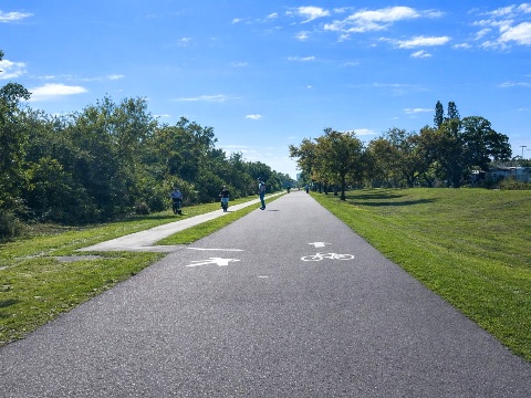 Legacy Trail, Venice to Sarasota, FL biking