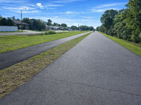 Legacy Trail, Venice to Sarasota, FL biking