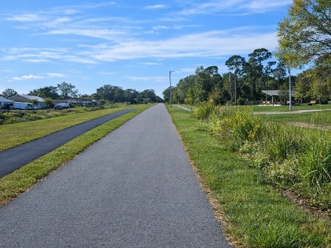 Legacy Trail, Venice to Sarasota, FL biking