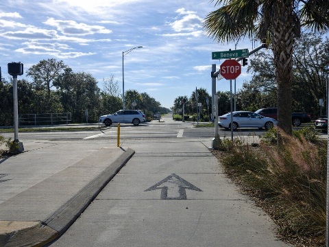 Legacy Trail, Venice to Sarasota, FL biking