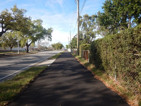 Legacy Trail, Venice to Sarasota, FL biking