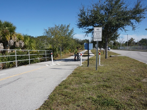 Florida Bike Trails, Pinellas Trail, Tarpon Springs, Keystone Rd.