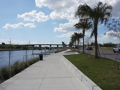 Florida Bike Trails, Tampa Riverwalk